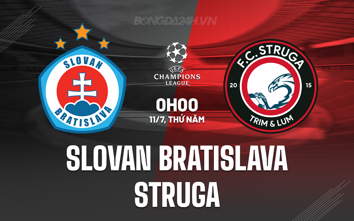 Slovan Bratislava vs Struga Slovan Bratislava vs Struga