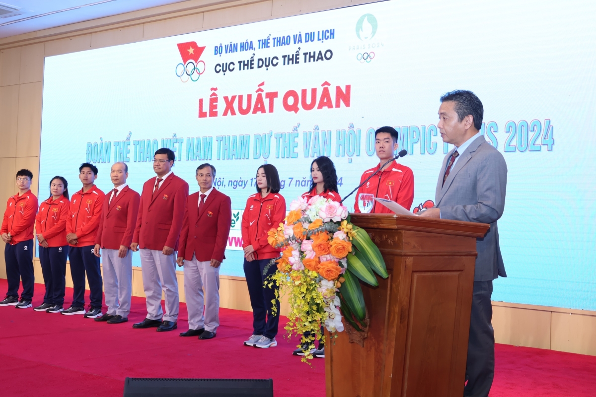 Đoàn Thể thao Việt Nam xuất quân tham dự Olympic Paris 2024 2 Đoàn Thể thao Việt Nam xuất quân tham dự Olympic Paris 2024 2