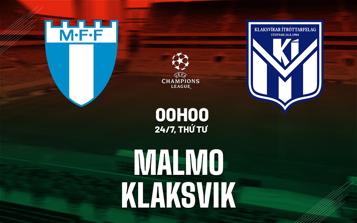 nhan dinh bong da du doan Malmo vs Klaksvik cup c1 chau au champions league hom nay