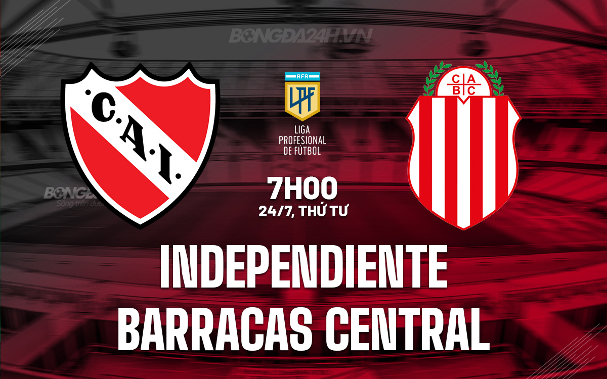 Independiente vs Barracas Central