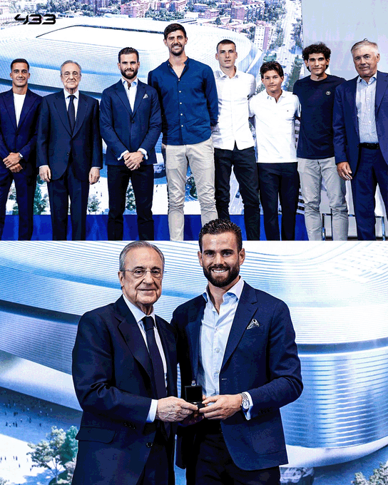 Nacho bật khóc trong lễ chia tay Real Madrid 1