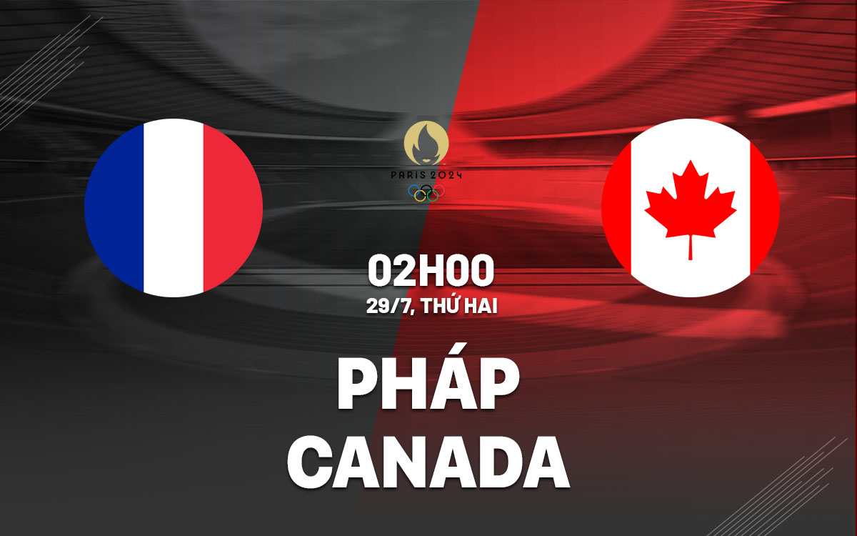 nhan dinh bong da du doan Phap vs Canada olympic 2024 hom nay