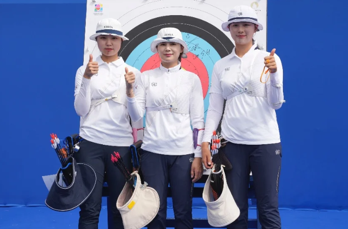 Thần thái ngút ngàn của VĐV Hàn Quốc vừa phá kỷ lục bắn cung thế giới 5