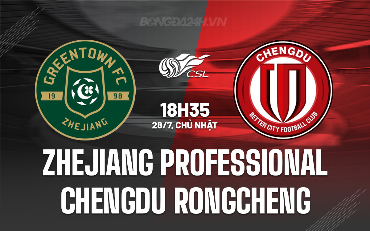 Zhejiang Professional vs Chengdu Rongcheng Zhejiang Professional vs Chengdu Rongcheng