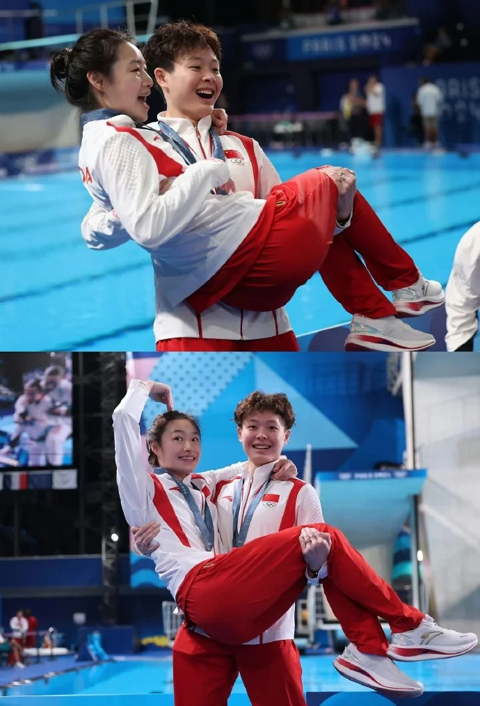 Khoảnh khắc ăn mừng đáng yêu nhất Olympic 1