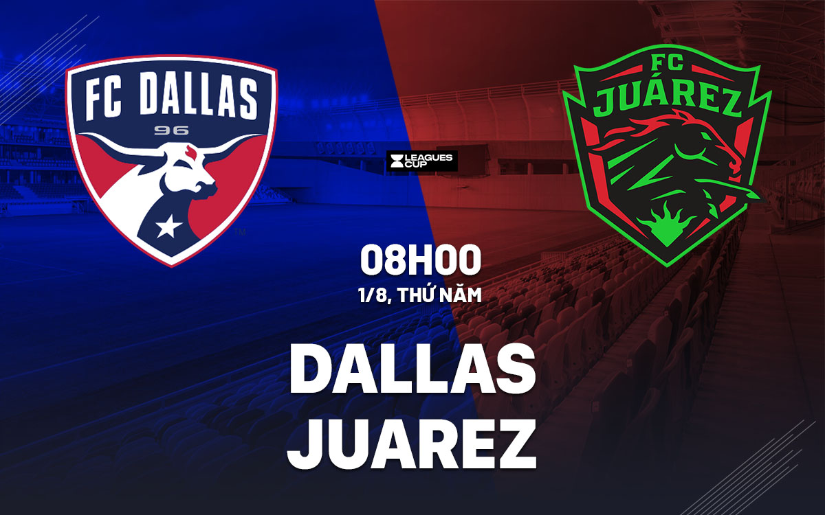nhan dinh bong da du doan Dallas vs Juarez leagues cup 2024 hom nay