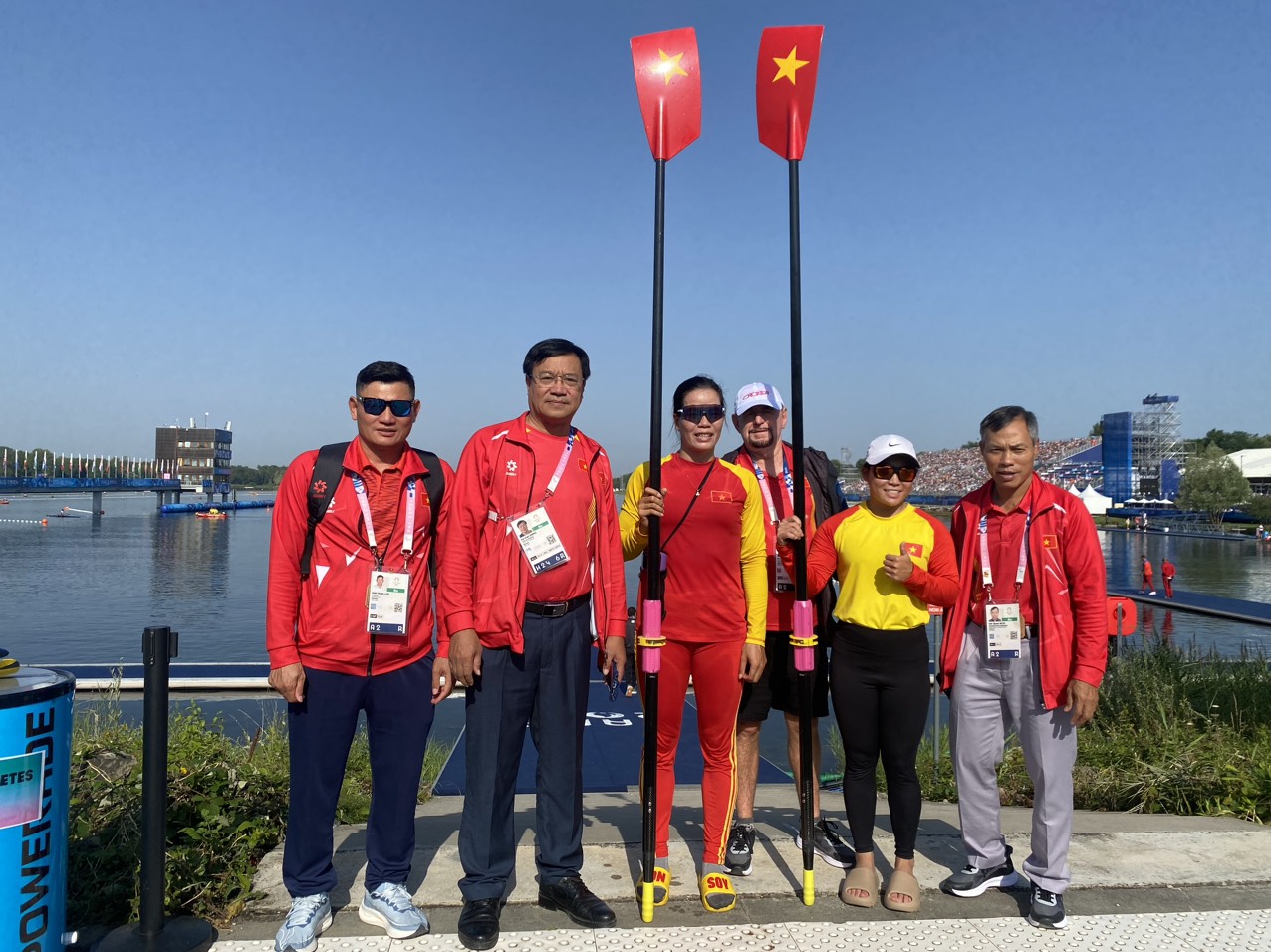 Tay chèo Phạm Thị Huệ đạt thông số tốt nhất năm tại Olympic 1