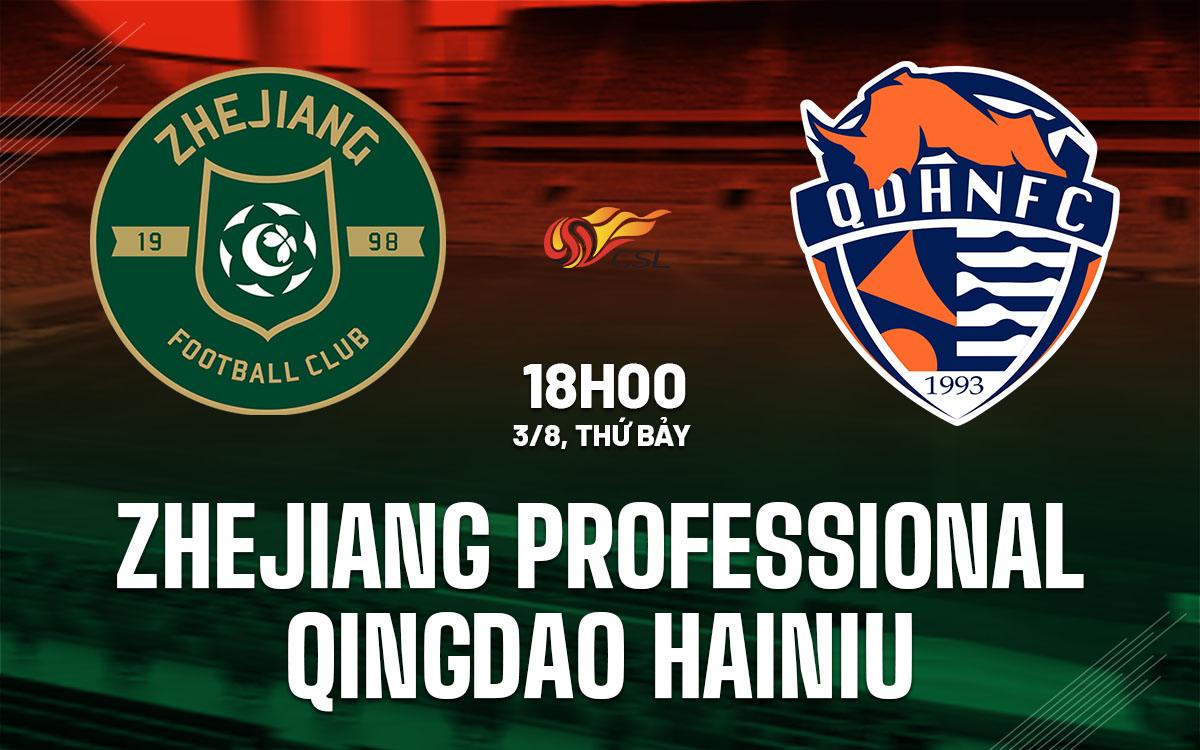 nhan dinh bong da du doan Zhejiang Professional vs Qingdao Hainiu vdqg trung quoc hom nay nhan dinh bong da du doan Zhejiang Professional vs Qingdao Hainiu vdqg trung quoc hom nay