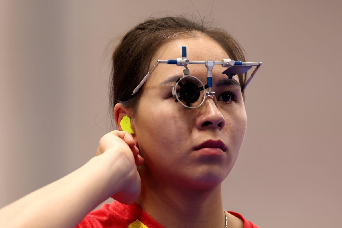 Trịnh Thu Vinh Olympic 25m súng ngắn nữ Trinh Thu Vinh Olympic 25m sung ngan nu