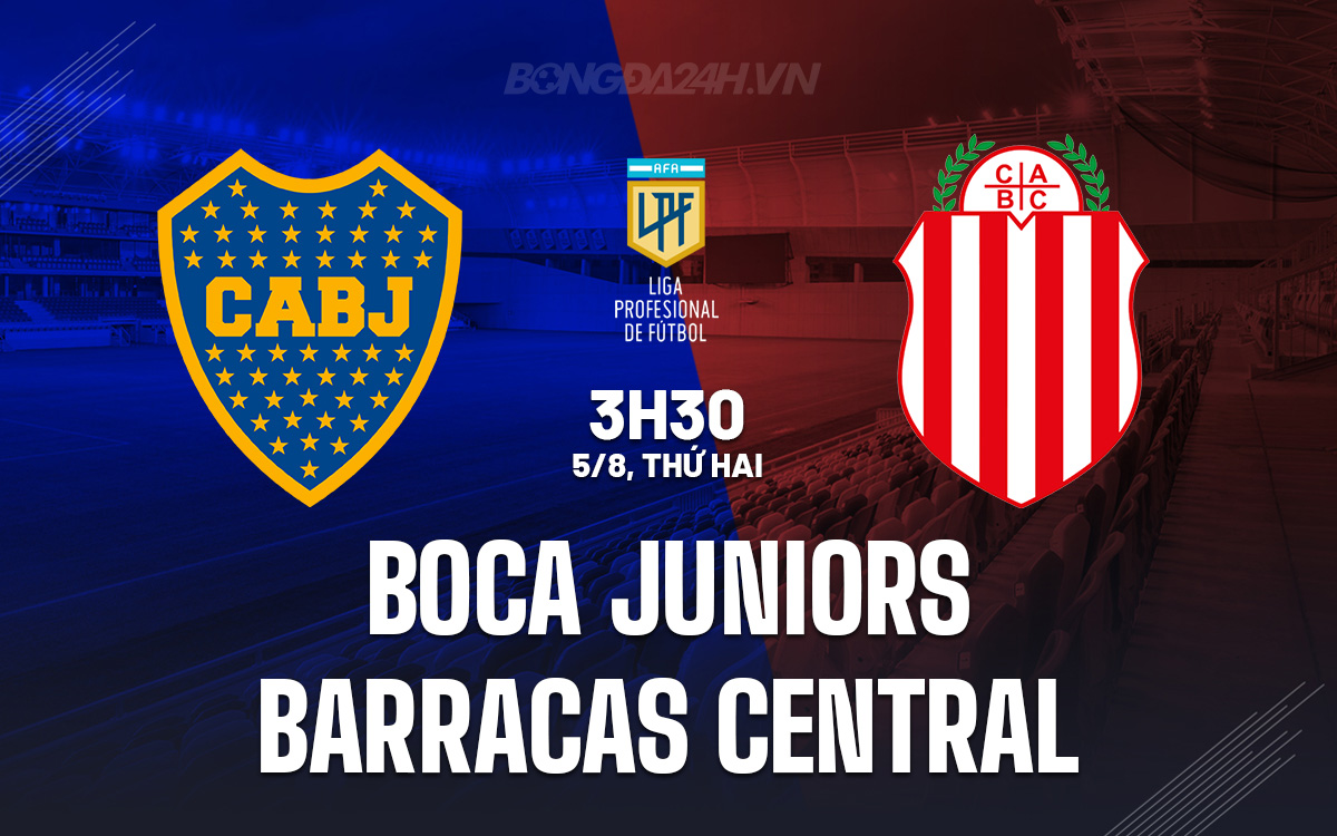 Boca Juniors vs Barracas Central Boca Juniors vs Barracas Central