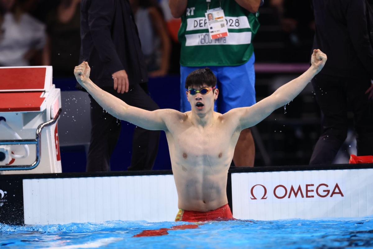 Pan Zhanle đem về 2 tấm HCV bơi Olympic Pan Zhanle dem ve 2 tam HCV boi Olympic