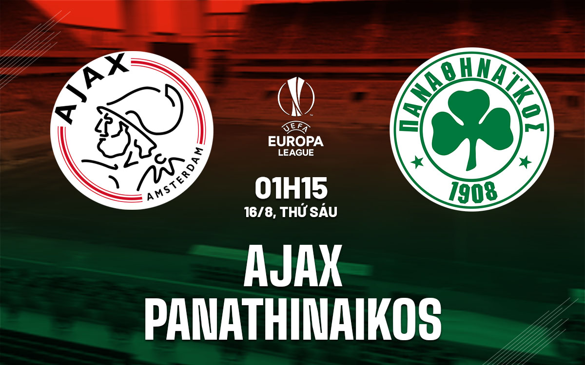 Nhận định bóng đá Ajax vs Panathinaikos Europa League hôm nay