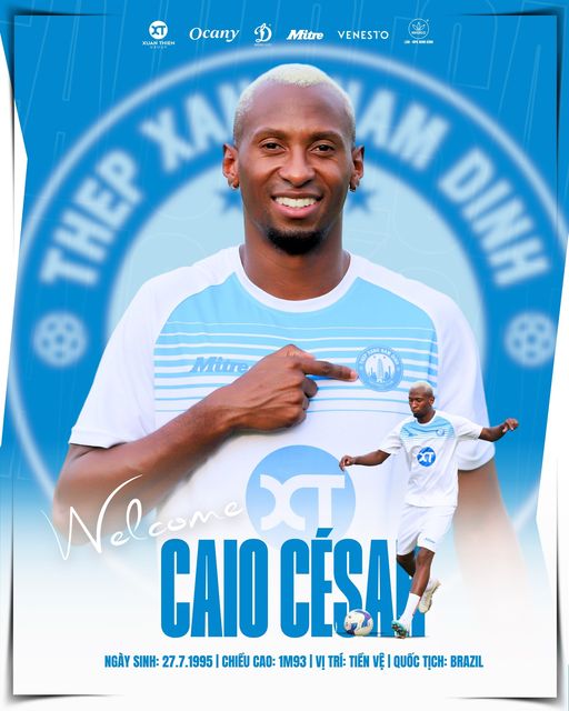 CLB Nam Định ra mắt ngoại binh được định giá cao nhất V-League 1