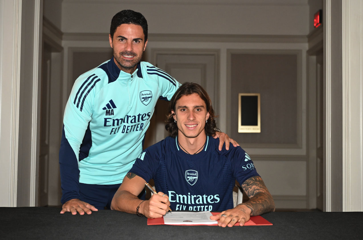 Calafiori ký hợp dồng với Arsenal  copy