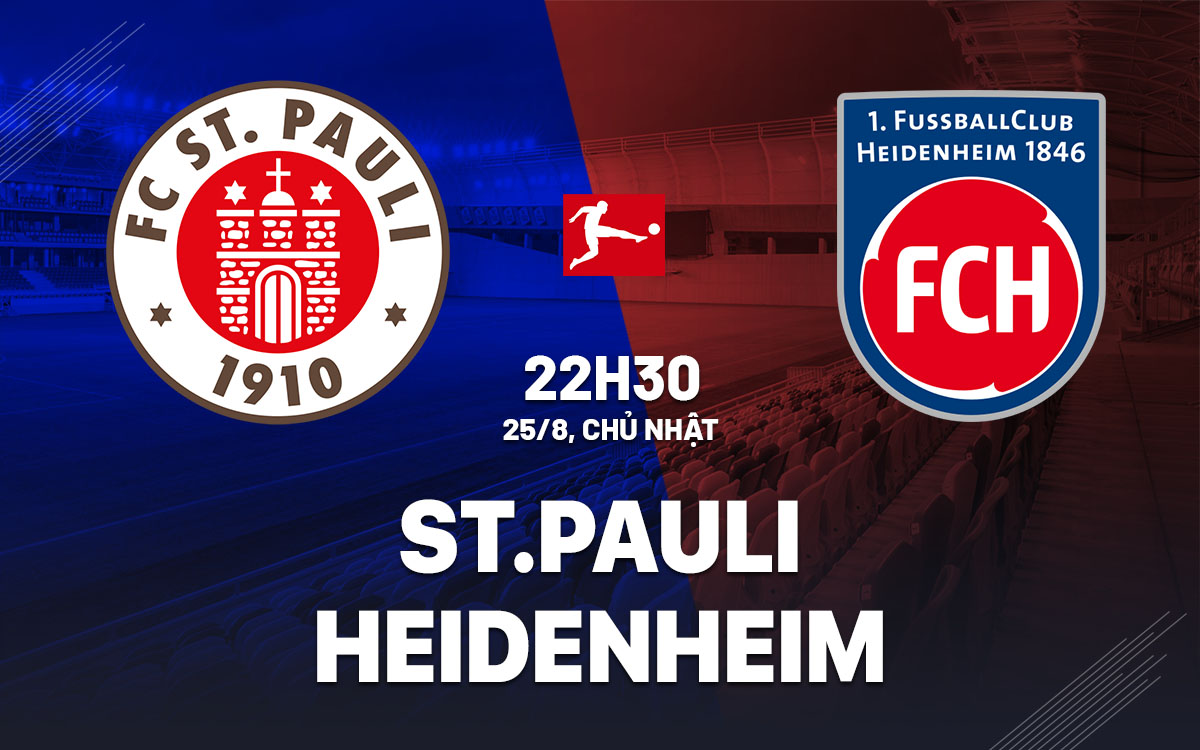 nhan dinh bong da du doan StPauli vs Heidenheim vdqg duc bundesliga hom nay