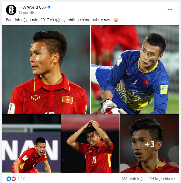 Quang Hải, Văn Hậu, Bùi Tiến Dũng nhận vinh dự đặc biệt từ FIFA 1