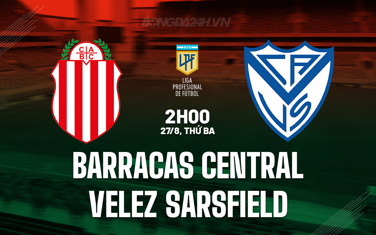 Barracas Central vs Velez Sarsfield