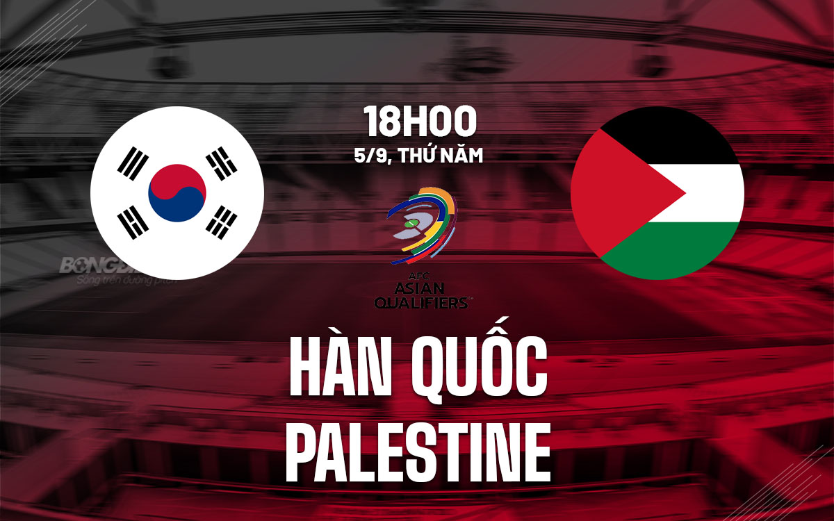 nhan dinh bong da du doan Han Quoc vs Palestine vong loai world cup 2026 hom nay