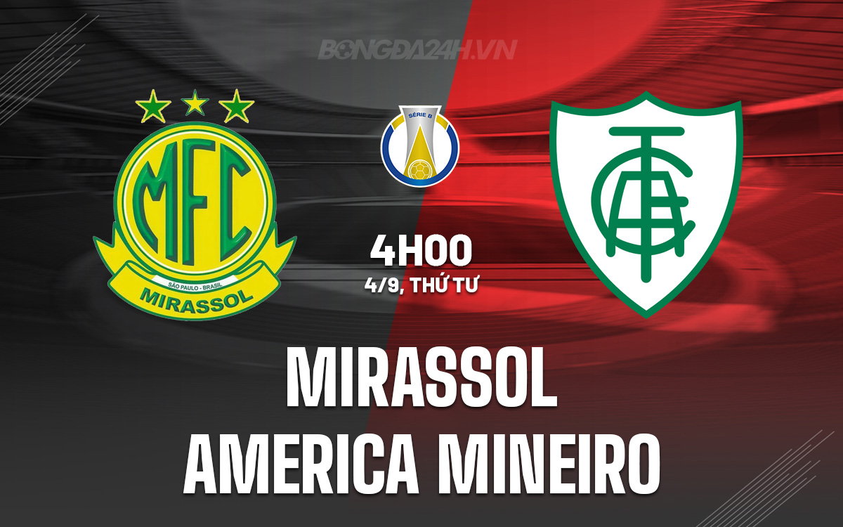 Mirassol vs America Mineiro