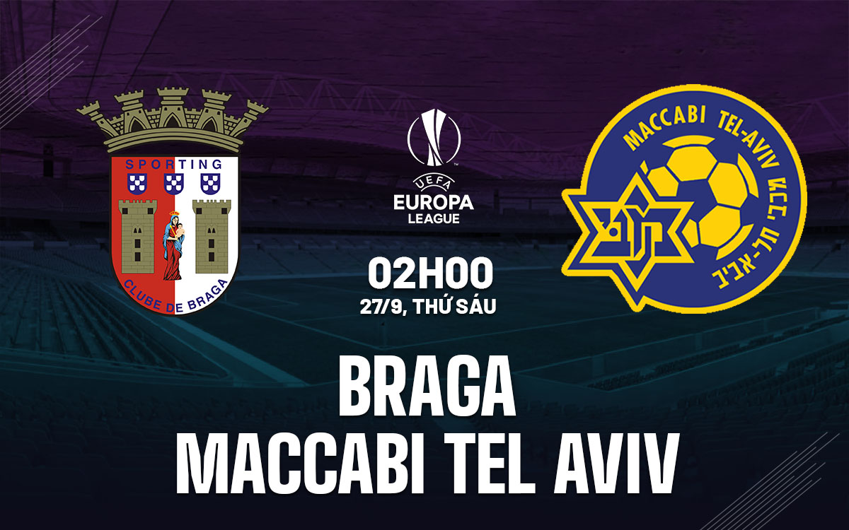 nhan dinh bong da du doan Braga vs Maccabi Tel Aviv europa league cup c2 chau au hom nay