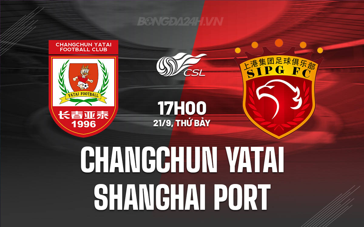Changchun Yatai vs Shanghai Port Changchun Yatai vs Shanghai Port