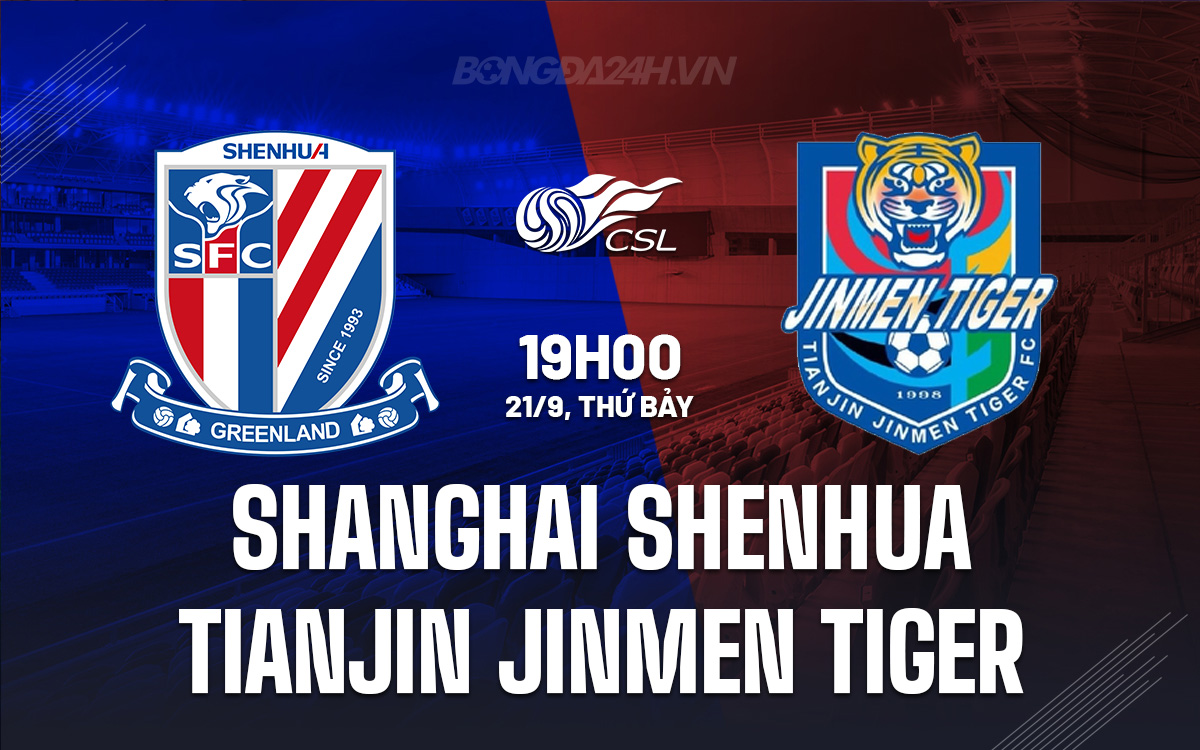 Shanghai Shenhua vs Tianjin Jinmen Tiger