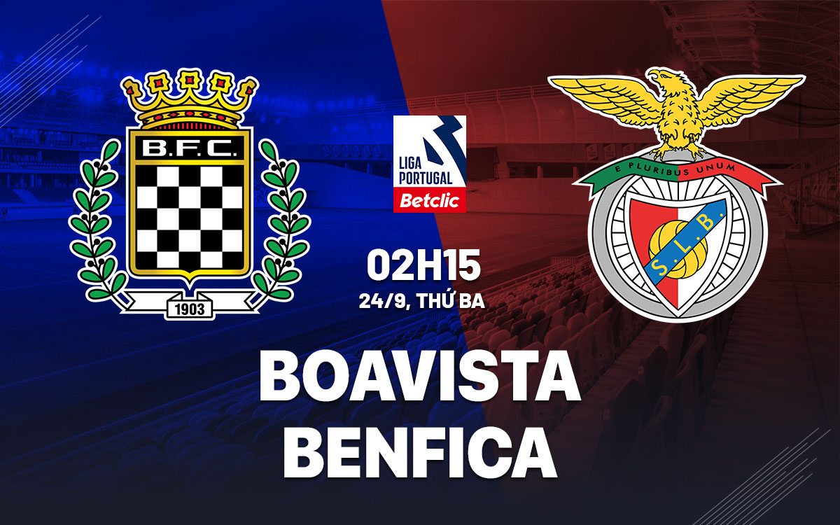 nhan dinh bong da du doan Boavista vs Benfica vdqg bo dao nha hom nay