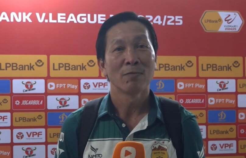 HLV Lê Quang Trãi phản pháo đối thủ sau phát biểu chê trách lối chơi của HAGL 1