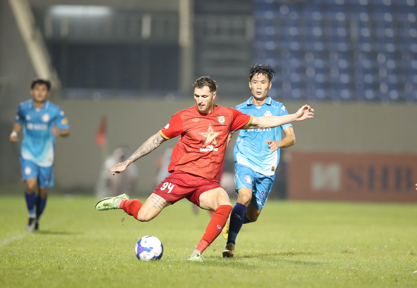 Geovane lập cú hat-trick ghi bàn tại vòng 2 V-League Geovane lap cu hat-trick ghi ban tai vong 2 V-League