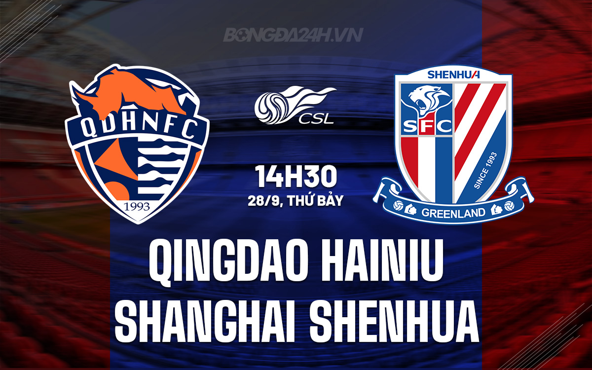Qingdao Hainiu vs Shanghai Shenhua Qingdao Hainiu vs Shanghai Shenhua