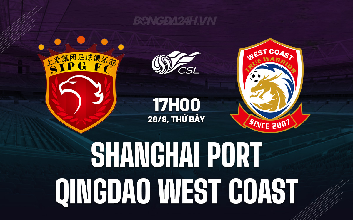 Shanghai Port vs Qingdao West Coast