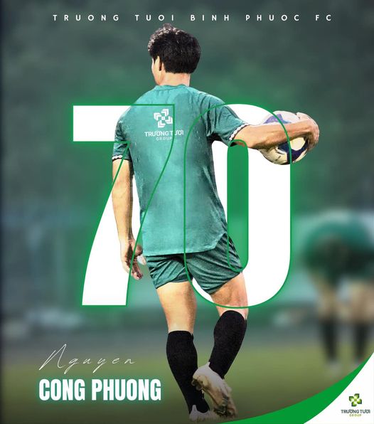 Công Phượng lý giải việc lựa chọn số áo đấu lạ lẫm tại Bình Phước 1 Công Phượng lý giải việc lựa chọn số áo đấu lạ lẫm tại Bình Phước 1