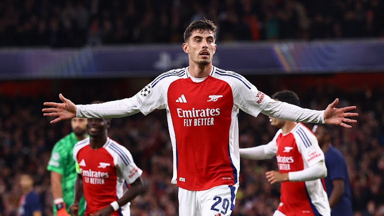 Đánh bại PSG tại Emirates, Arsenal thắng trận đầu tiên tại Champions League 202425 3