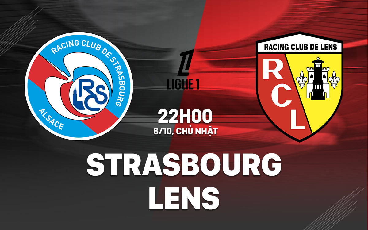 Trận chiến sân khách của Lens với Strasbourg trong cuộc chiến giành vị trí đầu bảng Ligue 1