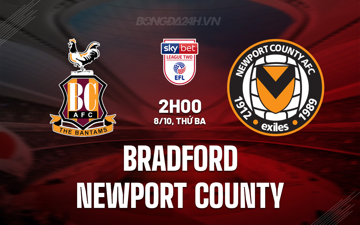 Bradford vs Newport County