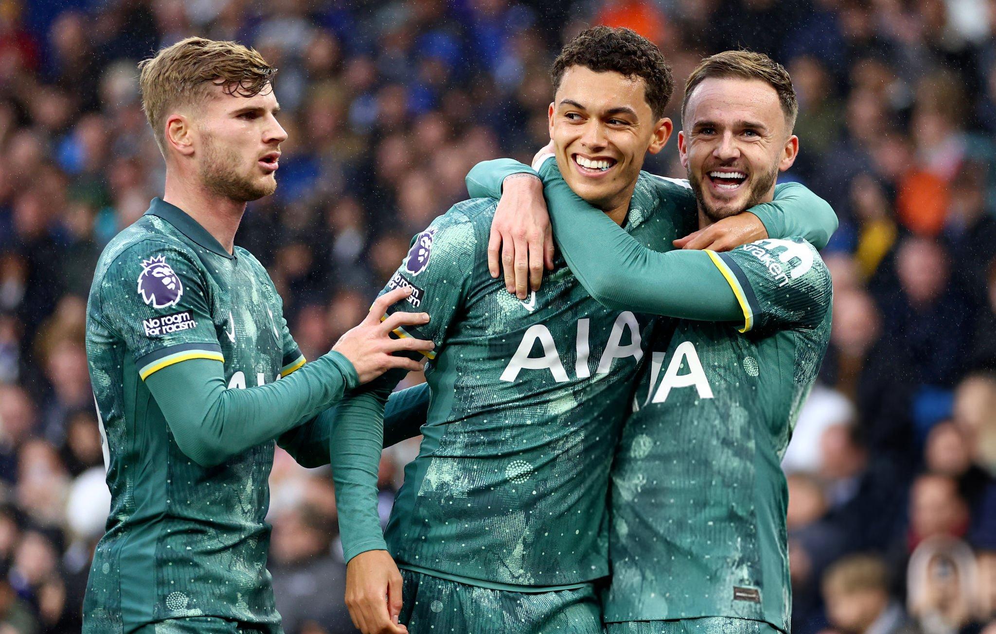 Trực tiếp Brighton 0-2 Tottenham (H1) Maddison gia tăng cách biệt 3