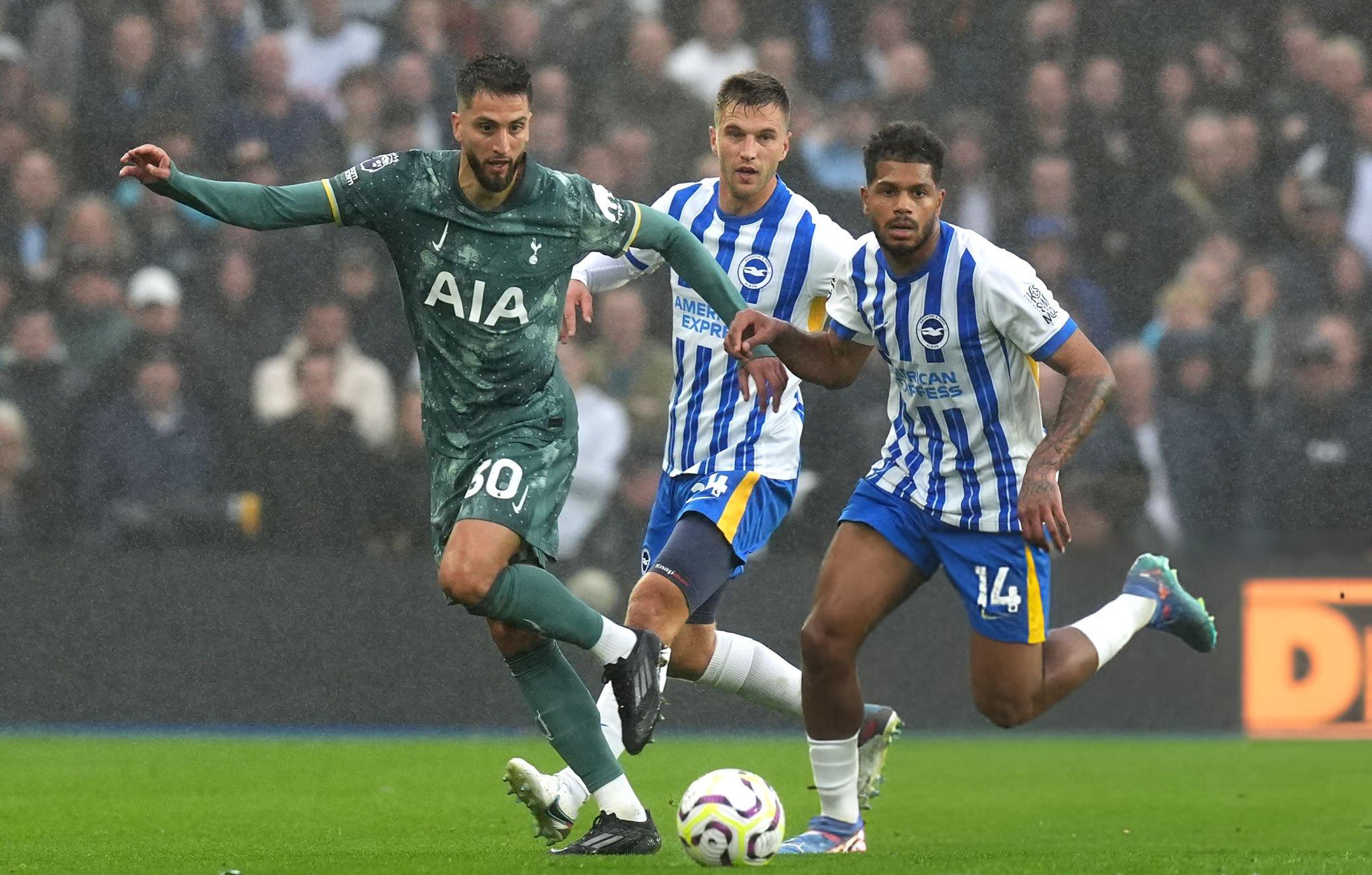 Trực tiếp Brighton 0-2 Tottenham (H1) Maddison gia tăng cách biệt 4