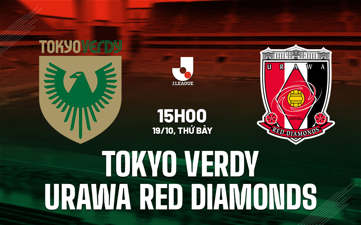 nhan dinh bong da du doan Tokyo Verdy vs Urawa Red Diamonds vdqg nhat ban hom nay