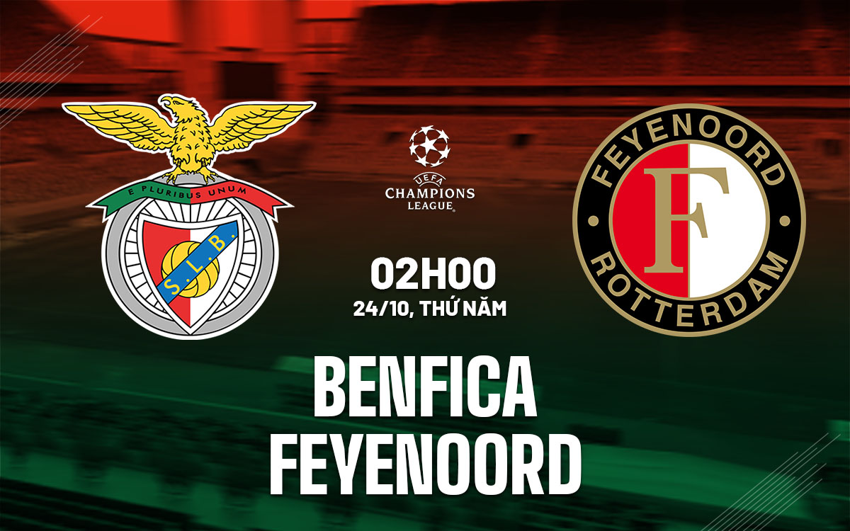 nhan dinh bong da du doan Benfica vs Feyenoord cup c1 chau au champions league hom nay