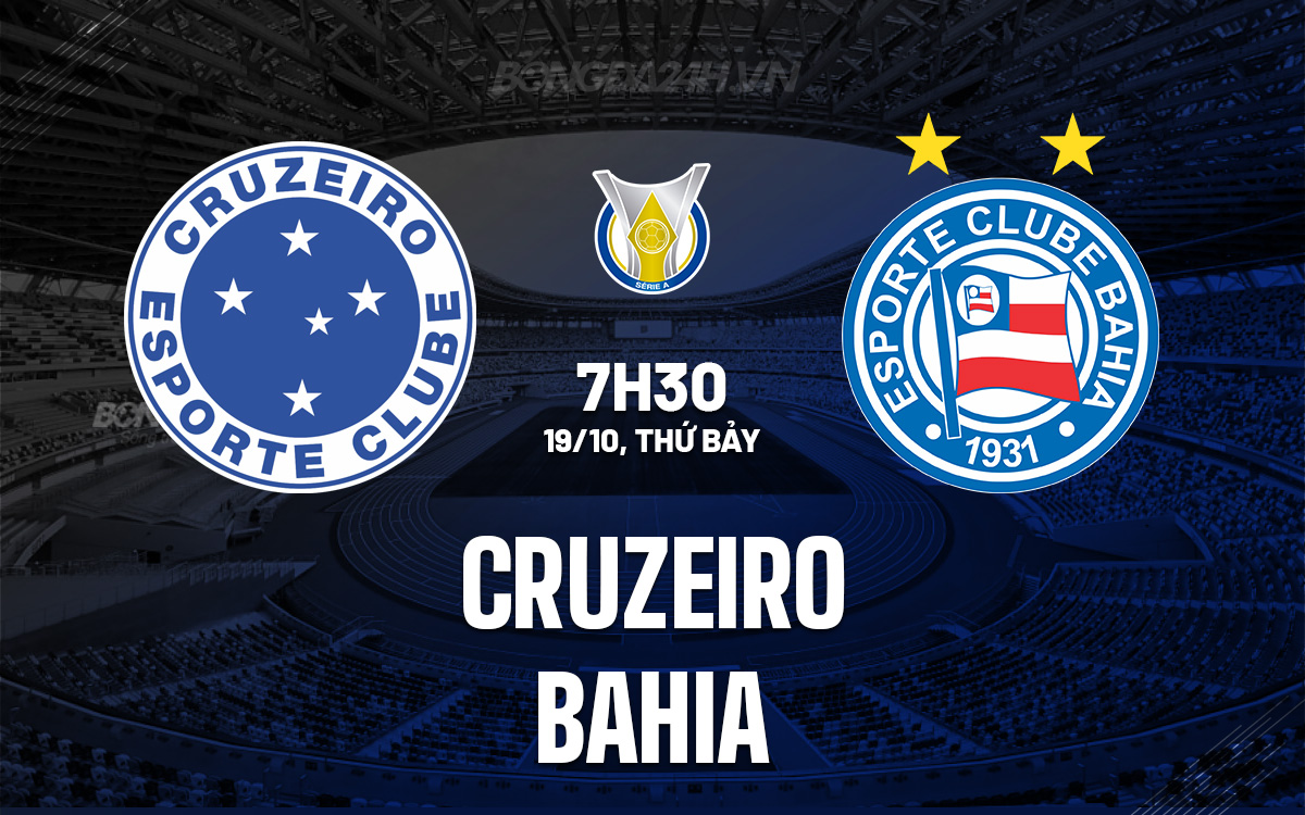Cruzeiro vs Bahia