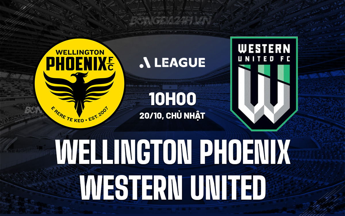 Wellington Phoenix vs Western United.