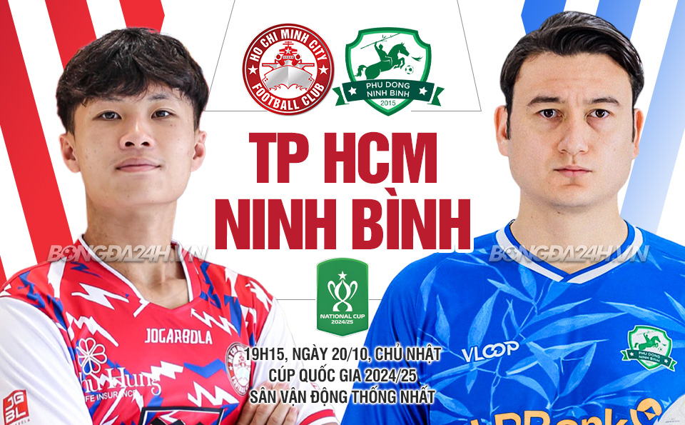 Nhận định CLB TP.HCM vs Ninh Bình (19h15 ngày 20/10): Coi chừng đội khách.