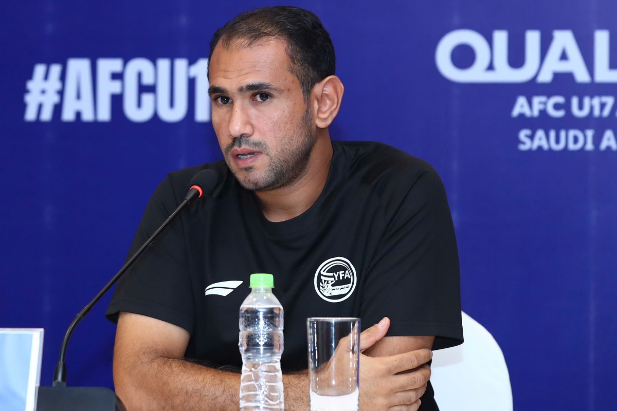 HLV Mohammed Fadhi Saleh của ĐT U17 Yemen vòng loại U17 châu Á 2025 HLV Mohammed Fadhi Saleh cua dT U17 Yemen vong loai U17 chau a 2025