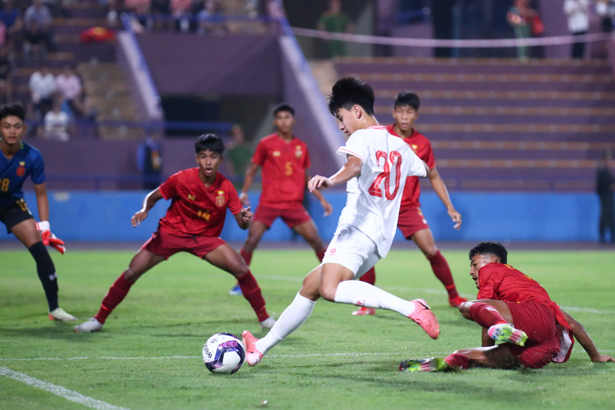 U17 Việt Nam mang ơn Myanmar trong hành trình giành vé tham dự VCK U17 châu Á 1