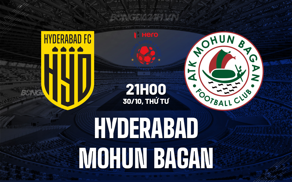 Cuộc so tài giữa Hyderabad và Mohun Bagan Mohun Bagan được đánh giá cao hơn trên sân khách