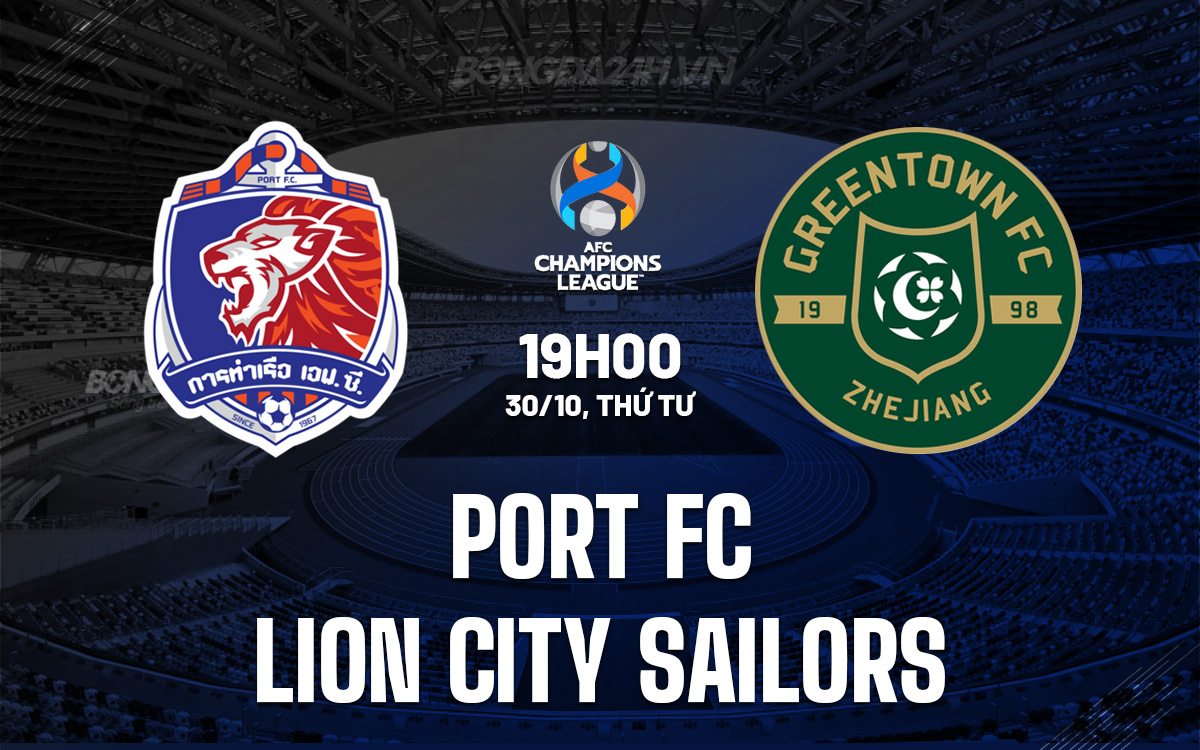 Port FC Sẵn Sàng Hạ Bệ Lion City Sailors, Duy Trì Ngôi Đầu Bảng