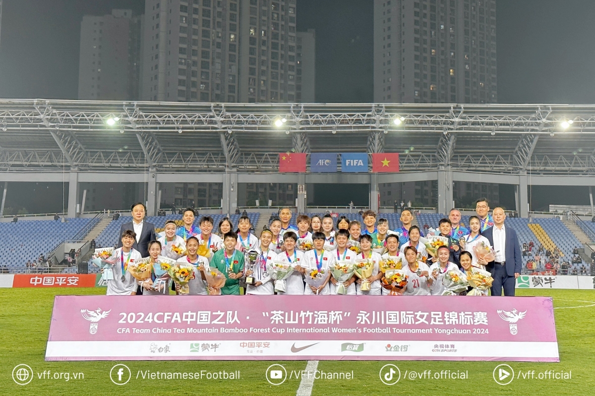 Tuyển nữ Việt Nam nhận thất bại 0-2 trước nữ Trung Quốc 1