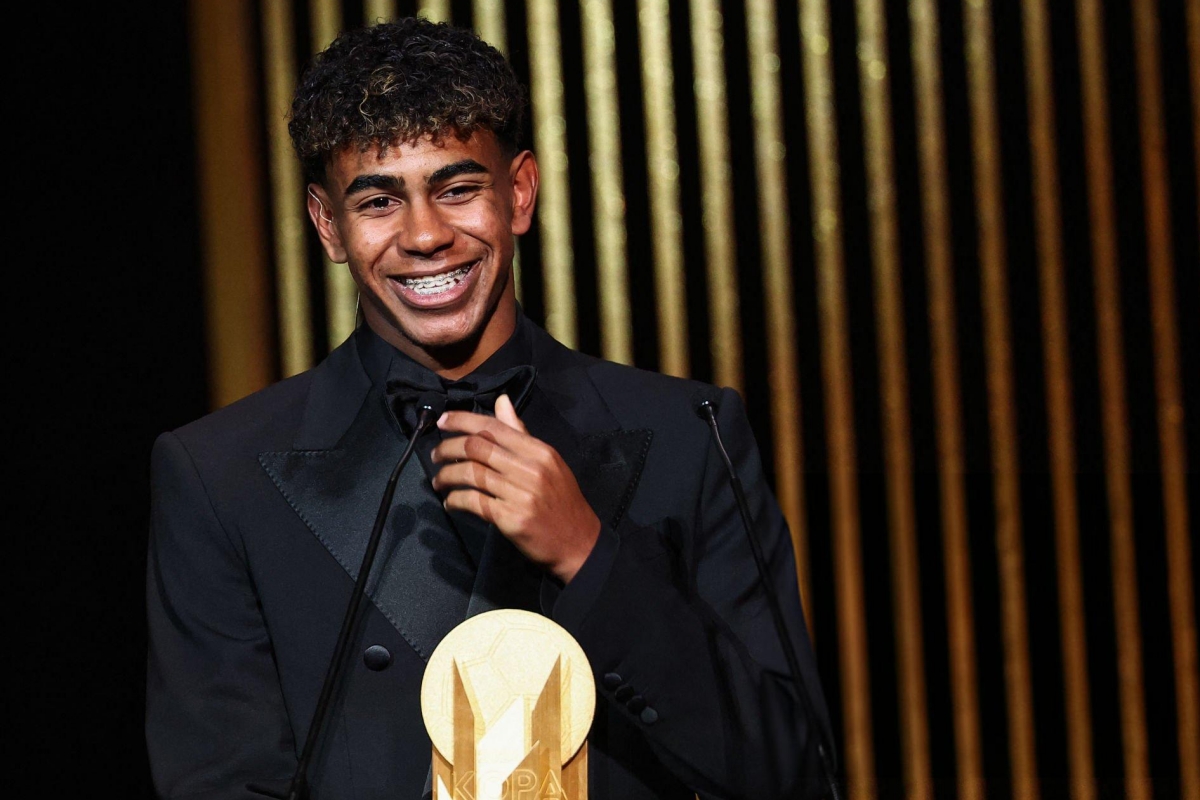 Lamine Yamal gianh Kopa Trophy 2024