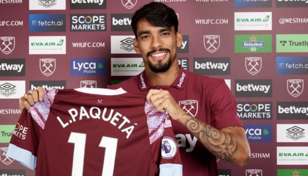 Tiểu sử Lucas Paqueta - West Ham