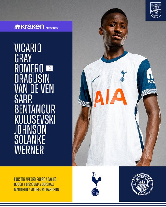 Hạ Man City, Tottenham vào tứ kết cúp Liên đoàn Anh 1